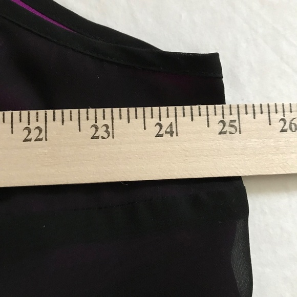 LANE BRYANT Sequined Sleeveless Blouse Tank Top Black Purple Plus Size 24 2X - Picture 13 of 16